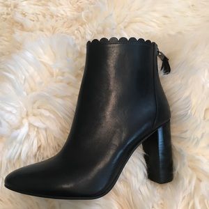 Coach black bootie size7.5B